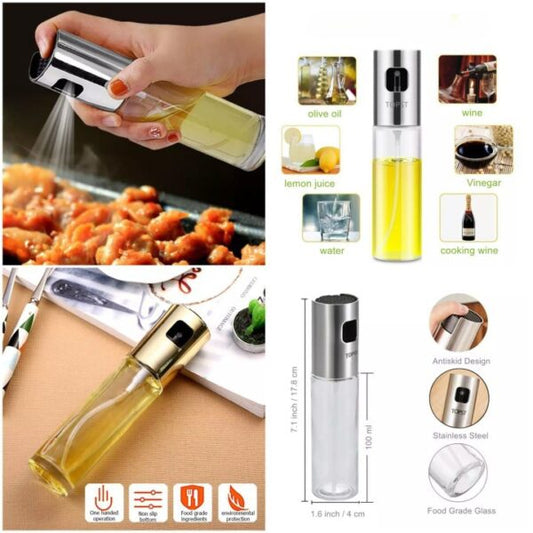 Glass Oil Sprayer Bottle - Kitchen BBQ Tool