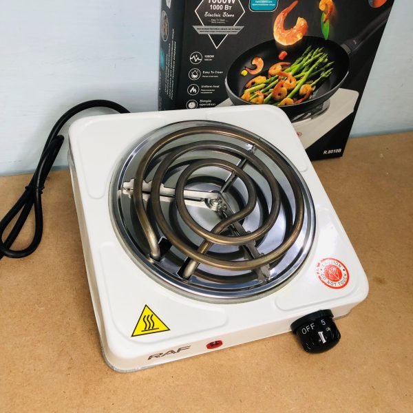 Quick-Heat Electric Cooking Stove – Easy to Clean (Random Color)