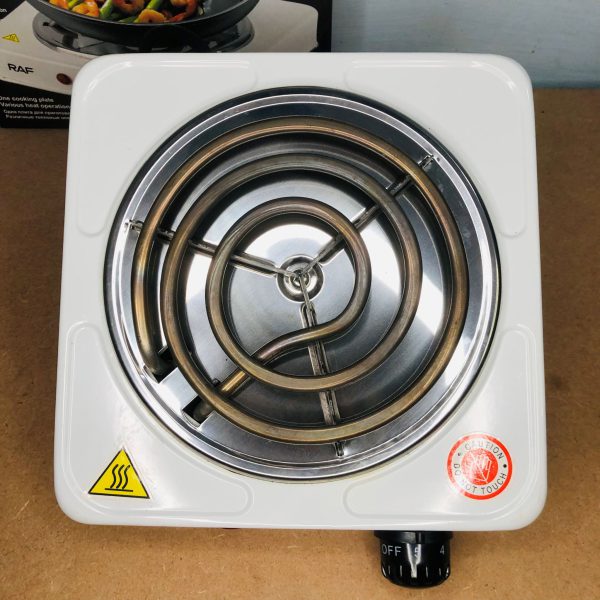 Quick-Heat Electric Cooking Stove – Easy to Clean (Random Color)