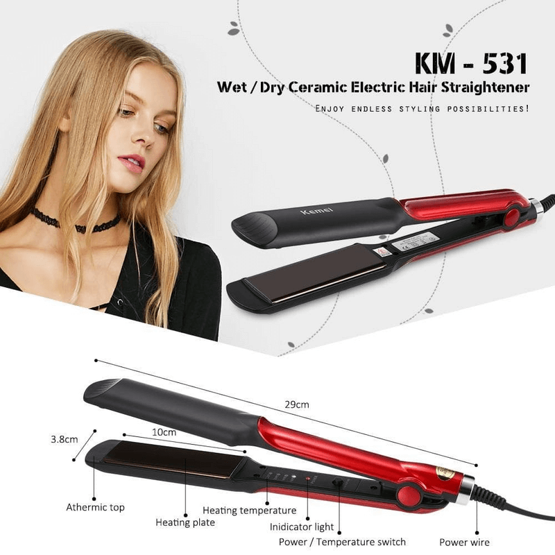 Kemei - Professional Rebonding Hair Straightner