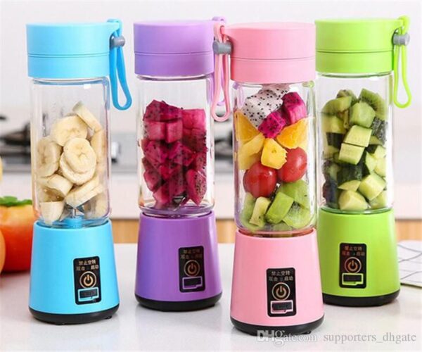 Portable Mini Juicer - Cordless Ice Crusher with USB Charging (random Color)