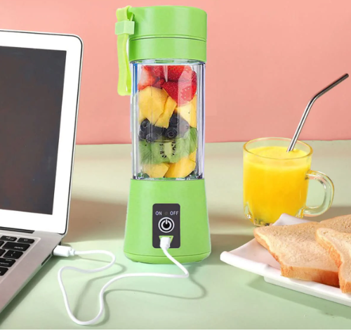 Portable Mini Juicer - Cordless Ice Crusher with USB Charging (random Color)