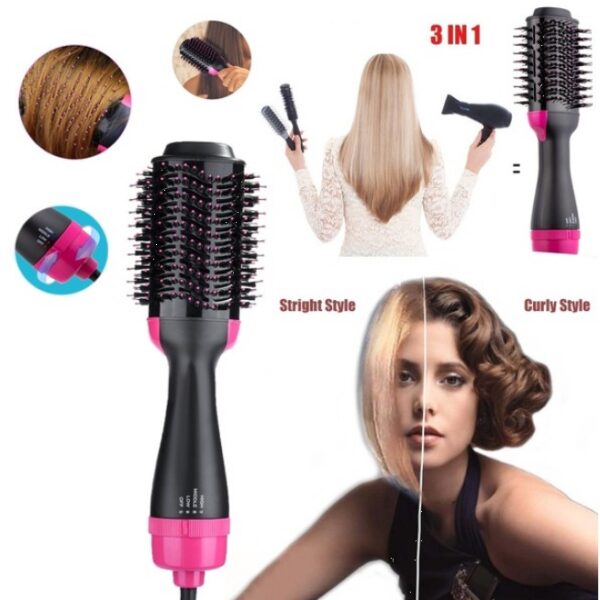 Versatile Hair Styling Tool: All-in-One Curler, Straightener, Dryer