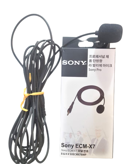 Sony Ecm X7 Bmp Electret Condenser Lapel Microphone Mic For Mobile Computer And Laptop